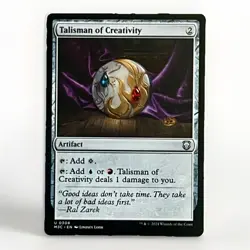 Talisman of Creativity MH3 MTG NM Artifact 308 Commander M3C - Image 1