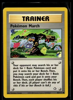 Pokemon TCG Neo Genesis #102/111 Pokemon March - Image 1