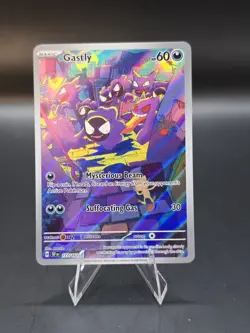 Pokemon Gastly 177/162 SV05: Temporal Forces Illustration Rare Full Art Holo - Image 1