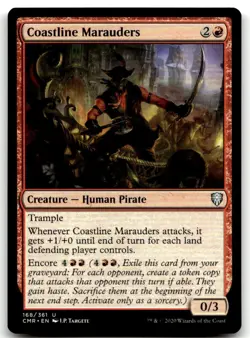 MTG Coastline Marauders U Commander Legends 168 LP - Image 1