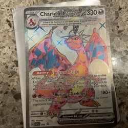Pokemon Charizard EX SVP056 Scarlet & Violet Obsidian Flames Promo READ DISC - Image 1
