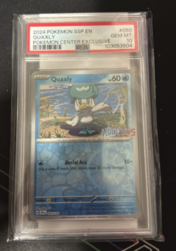 2024 Pokemon SSP Pokemon Center Exclusive Quaxly #50 PSA 10 Near Mint MT - Image 1