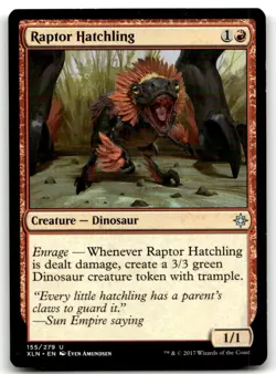 MTG Raptor Hatchling U Ixalan 155 LP - Image 1