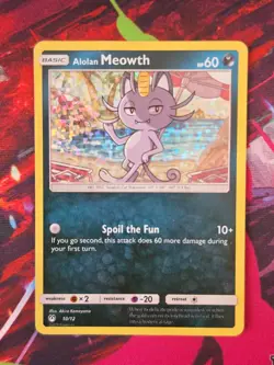 Alolan Meowth - 10/12 - Promo Holo McDonald's Collection 2019 - Pokemon - Image 1