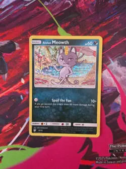 Alolan Meowth - 10/12 - Promo Holo McDonald's Collection 2019 - Pokemon - Image 2