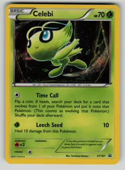 Celebi - XY187 XY187 Holo Promo XY Promo Pokemon LP - Image 1