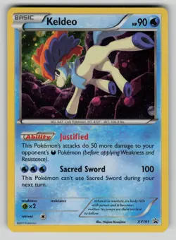 Keldeo - XY191 XY191 Holo Promo XY Promo Pokemon vLP - Image 1