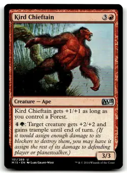 MTG Kird Chieftain U Magic 2015 (M15) 151 LP - Image 1