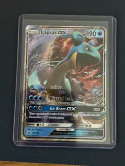 Pokemon TCG Lapras GX Holo Ultra Rare Card Sun Moon 35/149 - Image 1