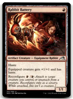 MTG Rabbit Battery U Kamigawa: Neon Dynasty 157 LP - Image 1