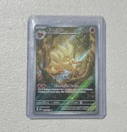 Pokemon Card Ninetails 199/197 Obsidian Flames Full Art Secret Rare NM - Image 2