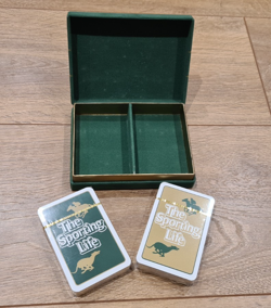 Vintage The Sporting Life Poker Playing Cards Bridge Set Horse Racing Sealed - Image 2