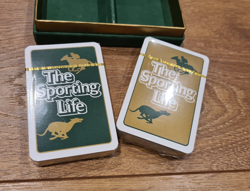 Vintage The Sporting Life Poker Playing Cards Bridge Set Horse Racing Sealed - Image 3