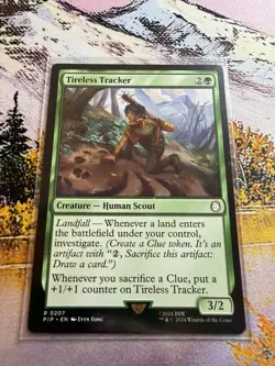 1x Tireless Tracker NM Eng MTG - Fallout - Image 2