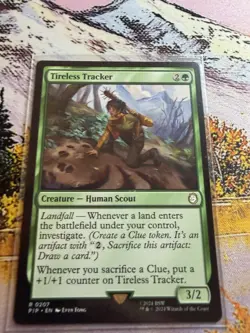 1x Tireless Tracker NM Eng MTG - Fallout - Image 4