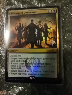 Silverquill Command PROMO FOIL Magic The Gathering Strixhaven Mages 232p MTG - Image 1