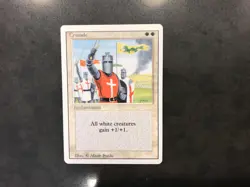 MTG Magic: The Gathering - Revised - Crusade LP - Image 1