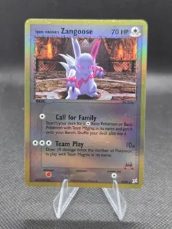Team Magma's Zangoose 23/95 Pokemon Team Magma vs Team Aqua (Reverse Holo) - NM - Image 1