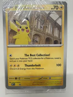 Pokemon TCG Pikachu At The Museum Promo Brand New & Sealed - Image 1