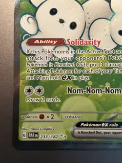 Pokemon TCG Paradox Rift Maushold EX Full Art Ultra Rare #233/182 - Image 4