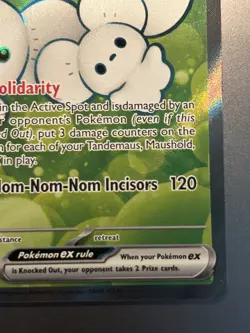 Pokemon TCG Paradox Rift Maushold EX Full Art Ultra Rare #233/182 - Image 5