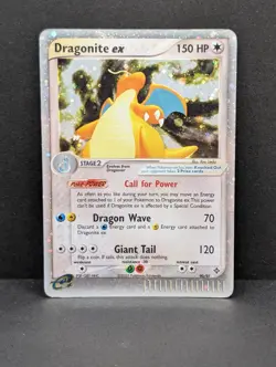 Dragonite ex 90/97 Dragon Holo Ultra Rare Pokemon TCG Nintendo e-reader MP - Image 1