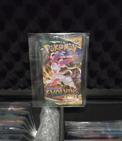 Pokemon Sword & Shield Evolving Skies New Sealed Unweighed Booster Pack 820650808777 - Image 1