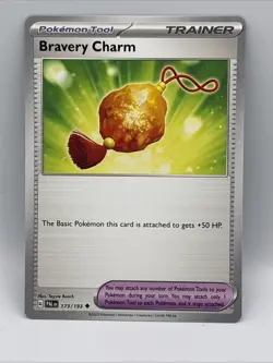 Bravery Charm 173/193 - Uncommon Trainer - Pokemon TCG: Paldea Evolved - Image 1