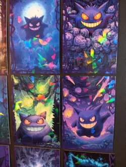 GENGAR Art SET POKEMON DATABASE HALLOWEEN SET STAR HOLO PERU US SELLER 2025 Peru - Image 4