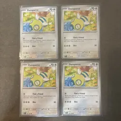 [4x Playset] Dunsparce (156/193) SV02: Paldea Evolved (PAL) - Pokemon TCG - Image 1