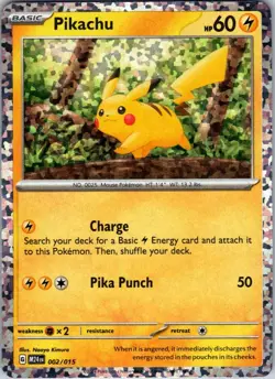 Pikachu 002/015 Holo Promo McDonald's Promos 2024 Pokemon Holo Near Mint - Image 1