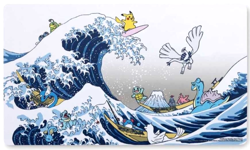 Pokemon TCG Playmat Great Wave Pikachu World Championships 2023 YOKOHAMA New - Image 1
