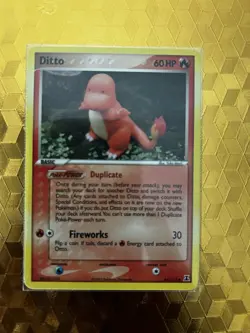 Pokemon Ditto Charmander 61/113 EX Delta Species 2005 MINT - Image 1