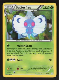 Pokemon TCG Generations Holo Butterfree #5/83 - Image 1