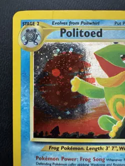 Politoed 8/75 Holo Rare Neo Discovery Unlimited Pokemon Card - Image 2