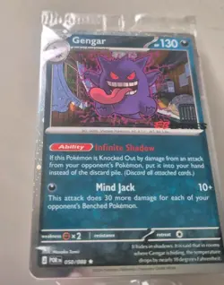 Gengar 050/088 EB Games Stamped Promo EXCLUSIVE Sealed Pokemon Card TCG SEALED - Image 2