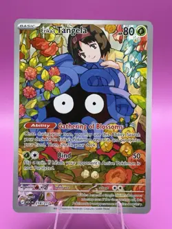 Pokemon TCG Erika’s Tangela 218/217 Ascended Heroes Illustration Rare NM Card - Image 1