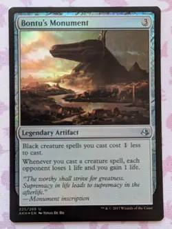 Bontu's Monument -Foil Light Play MTG Amonkhet - Image 1