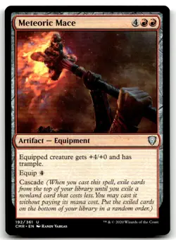 MTG Meteoric Mace U Commander Legends 192 LP - Image 1