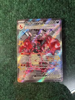Charizard ex SVP 074 Tera Dark Holo Pokemon Card Near Mint 2024 Black Star Promo - Image 1