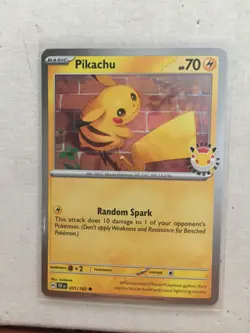 Pikachu - (Cosmo Holo) Holo Promo Miscellaneous Cards & Products 051/162 NM - Image 1