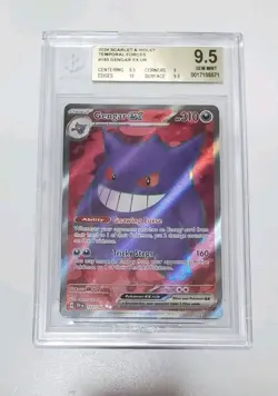 Gengar EX #193 Temporal Forces Beckett 9.5 Pokemon Card - Image 5