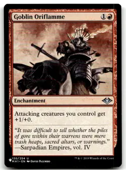 MTG Goblin Oriflamme U The List Reprints 130 LP - Image 1