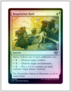 1x Requisition Raid, Foil, Magic the Gathering MTG NM - Image 1