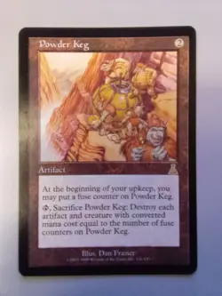 English Powder Keg Urza's Destiny Magic the Gathering MtG *NO RESERVE* - Image 1