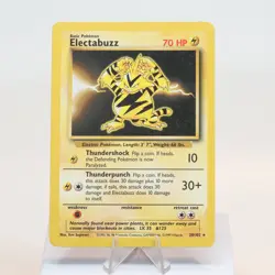 Pokemon TCG - Electabuzz 20/102 Base Set Rare WOTC - MP - Image 2