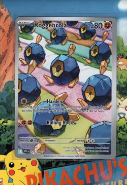 Pokemon TCG Roggenrola 127/086 Sv: White Flare Holo NM - Image 1