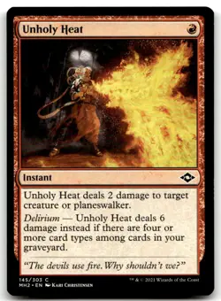 MTG Unholy Heat C Modern Horizons 2 145 LP - Image 1