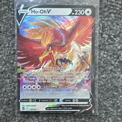 Pokemon TCG HO-OH V Silver Tempest 140/195 Holo Ultra Rare - Image 1