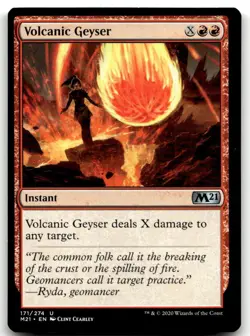 MTG Volcanic Geyser U Core Set 2021 171 LP - Image 1
